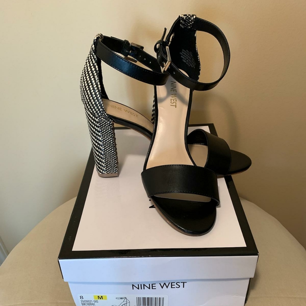 Nine West block heels gently worn once